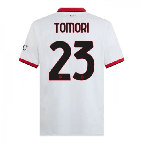 AC Milan Tomori 23 Fodboldtrøje Udebane 2024-25 AC Milan Tomori 23 Fodboldtrøje Udebane 2024-25